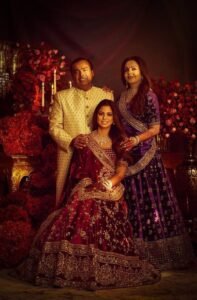 Indian celebrities' wedding;Isha Mehta and Anand Ambani wedding