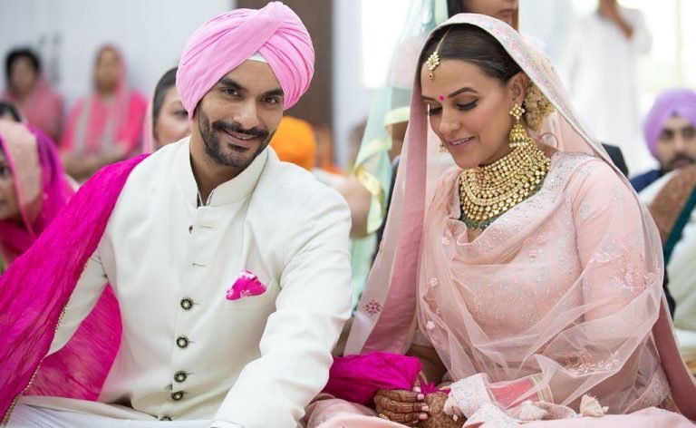 Indian celebrities' wedding: Neha Dhupia and Angad Bedi wedding