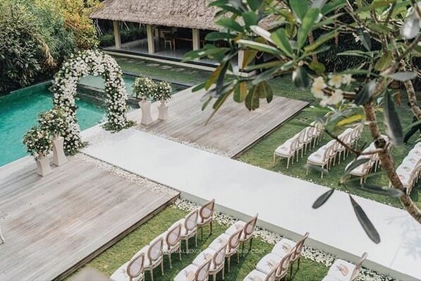 Luxury wedding villas in Bali